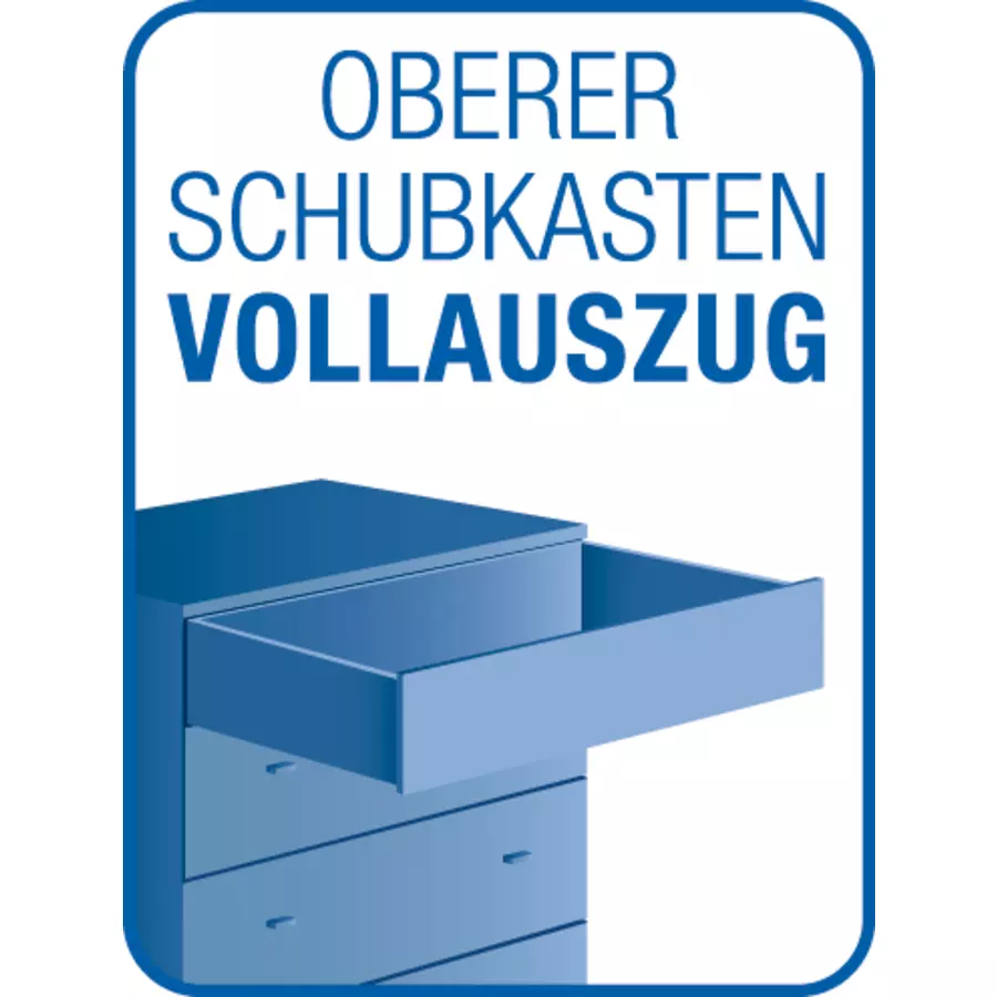 PAIDI Kommode Carlo 4 Schubladen kreideweiß