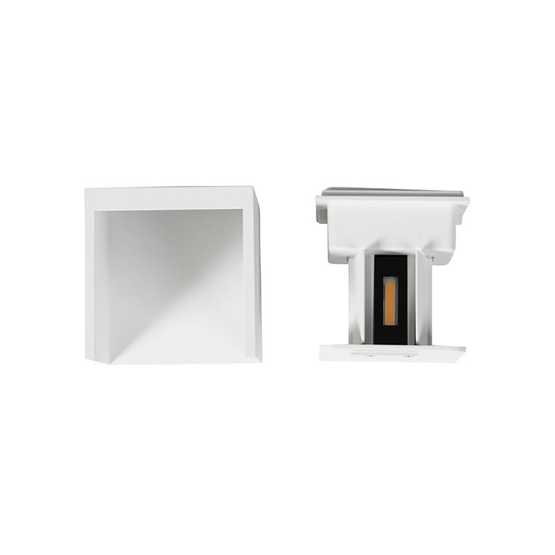 Buiten wandlamp wit incl. LED 2-lichts IP54 - Edwin