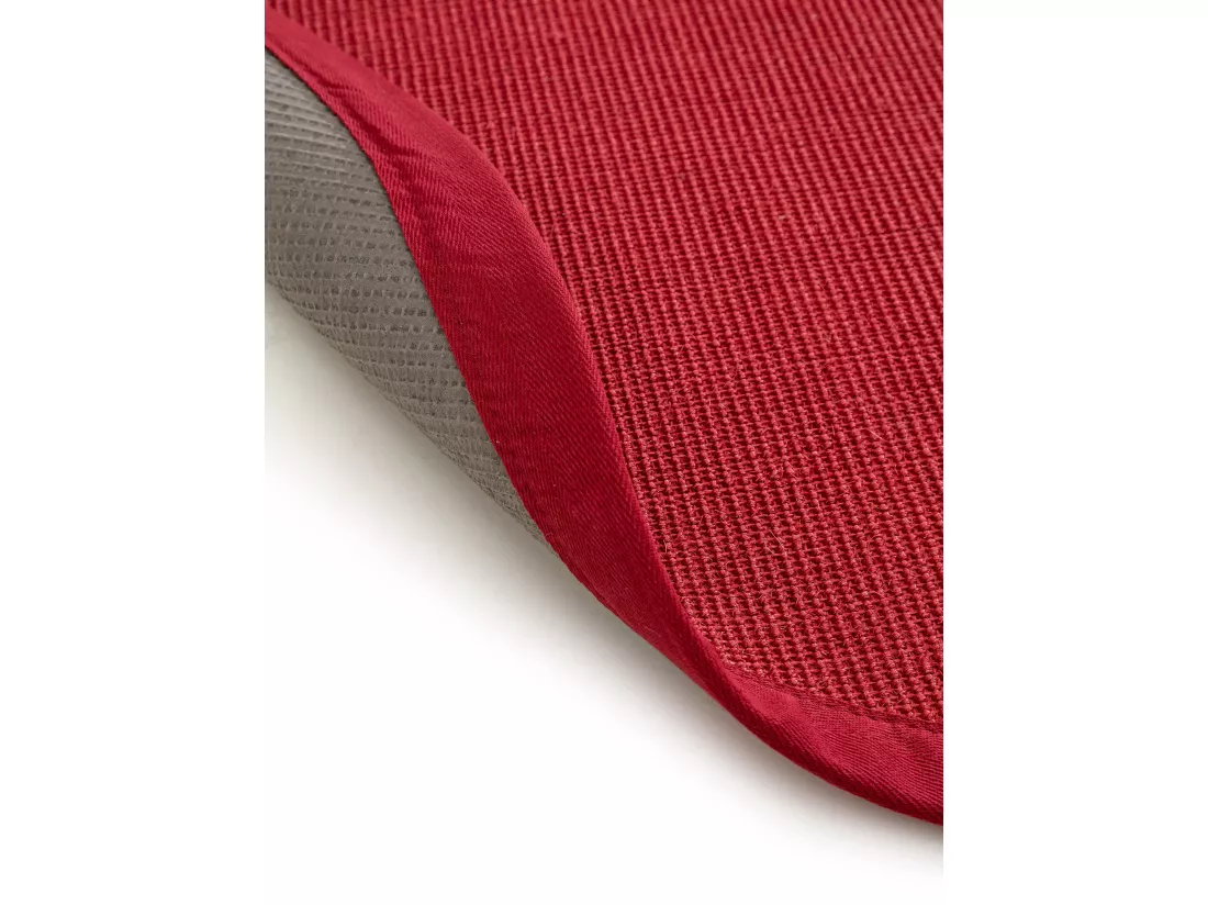 Tapis sisal Sana Rouge ø 250 cm rond