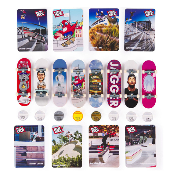 Tech Deck Olympic Pack Vingerskateboard, 8-pack