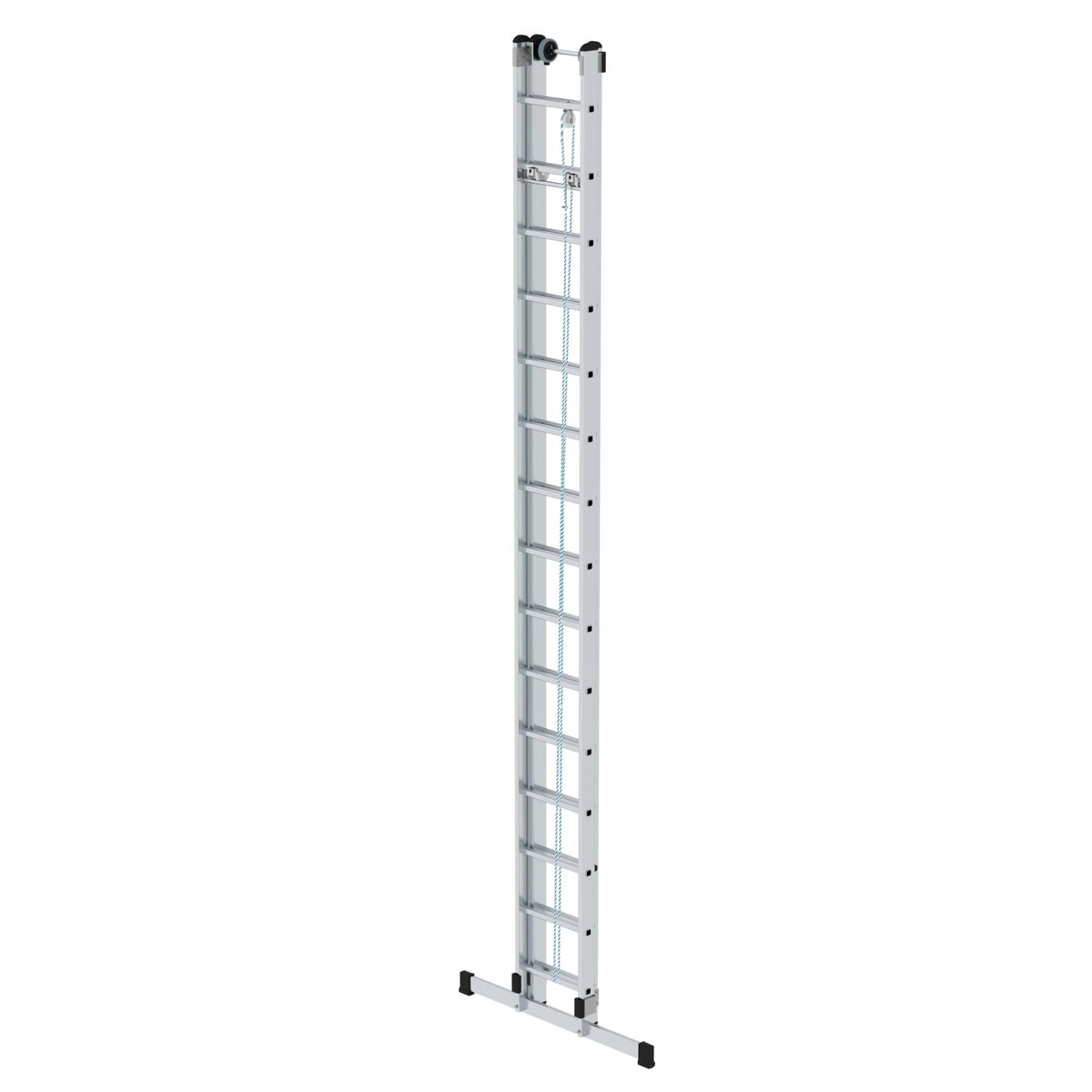 PROREGAL sporttouwladder met standaard dwarsbalk 2 x 15 sporten