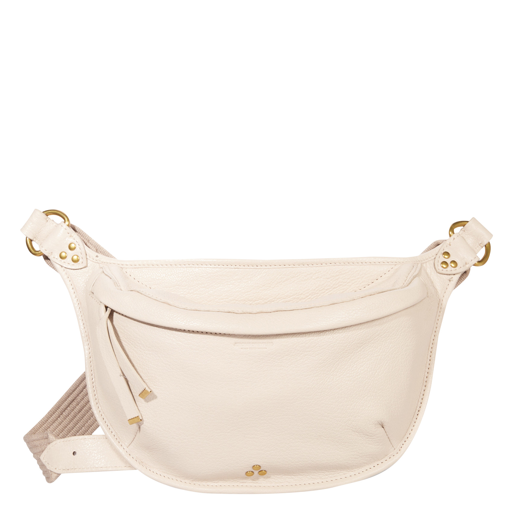 STAN BANANE - Sac banane en cuir| Beige