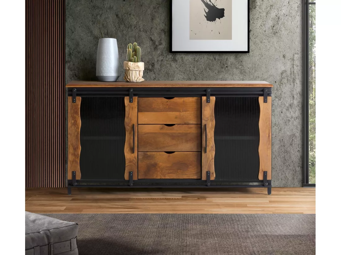 BUFFET - VAISSELLE Multicolor.Giner y Colomer.80x40x150