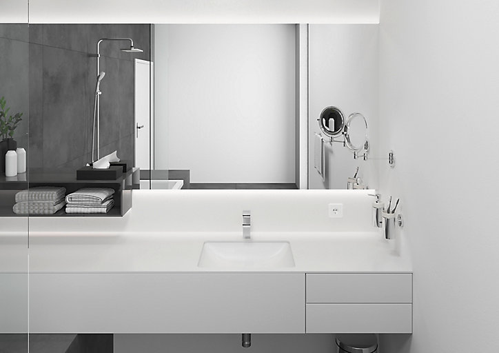 Mitigeur de lavabo 100 Hansgrohe Vernis Shape chromé