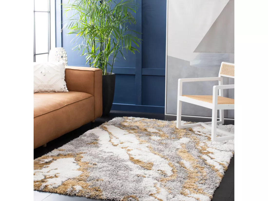 Tapis Grey & Gold 160 X 231 cm - Mukades