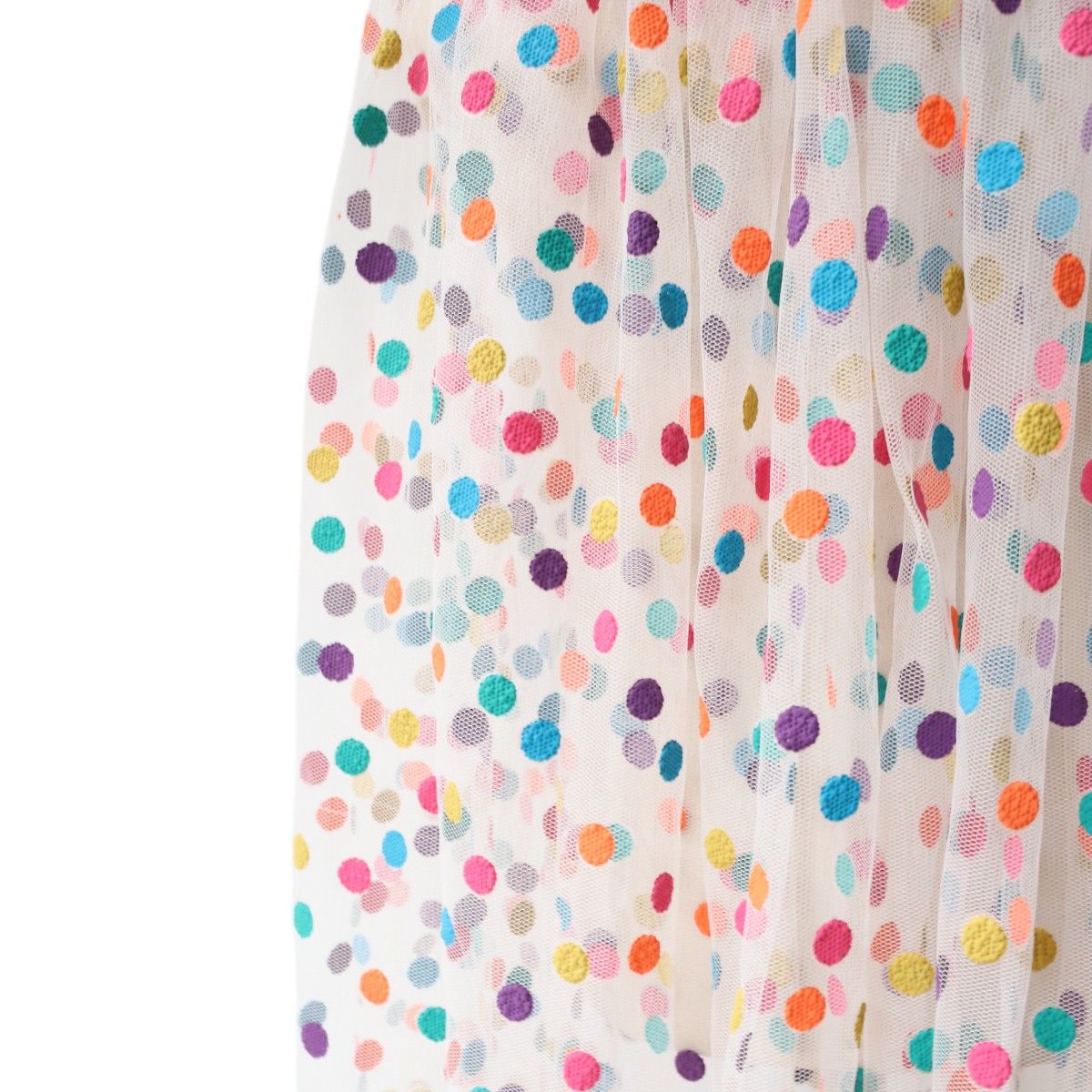 Déguisement cape à pois multicolores Surprise Partie !