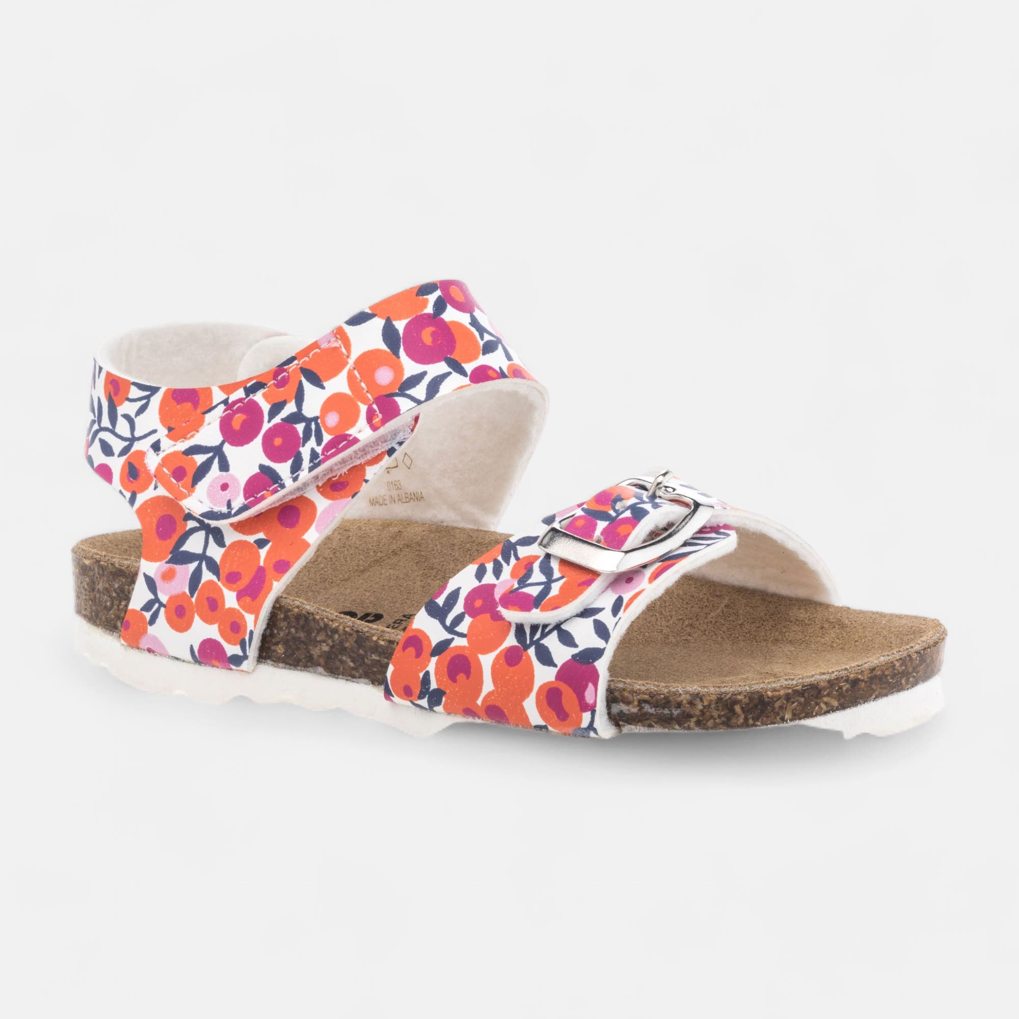 Mules semelle liège Fille rose