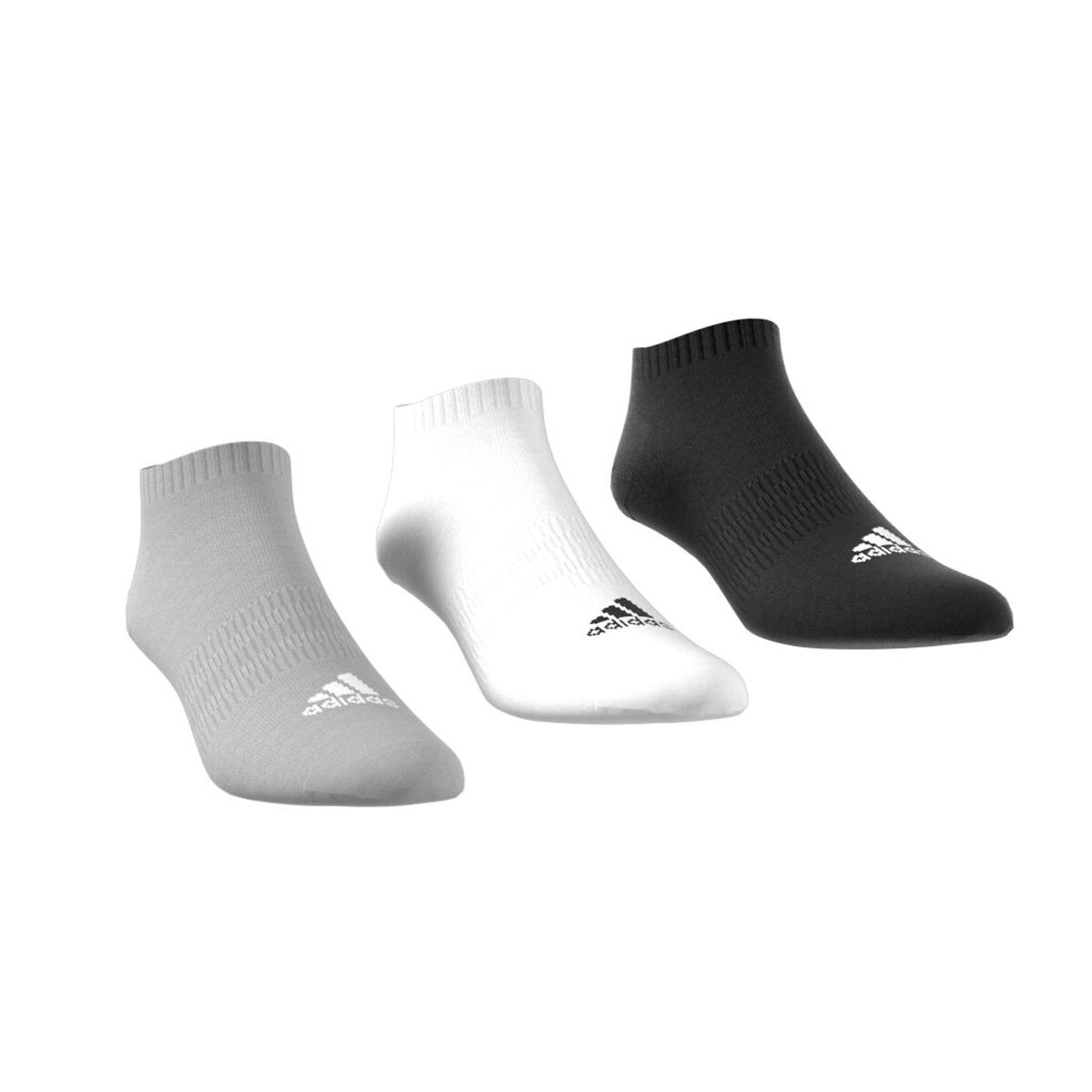 adidas Performance<br>Conjunto de 3 pares de meias acolchoadas