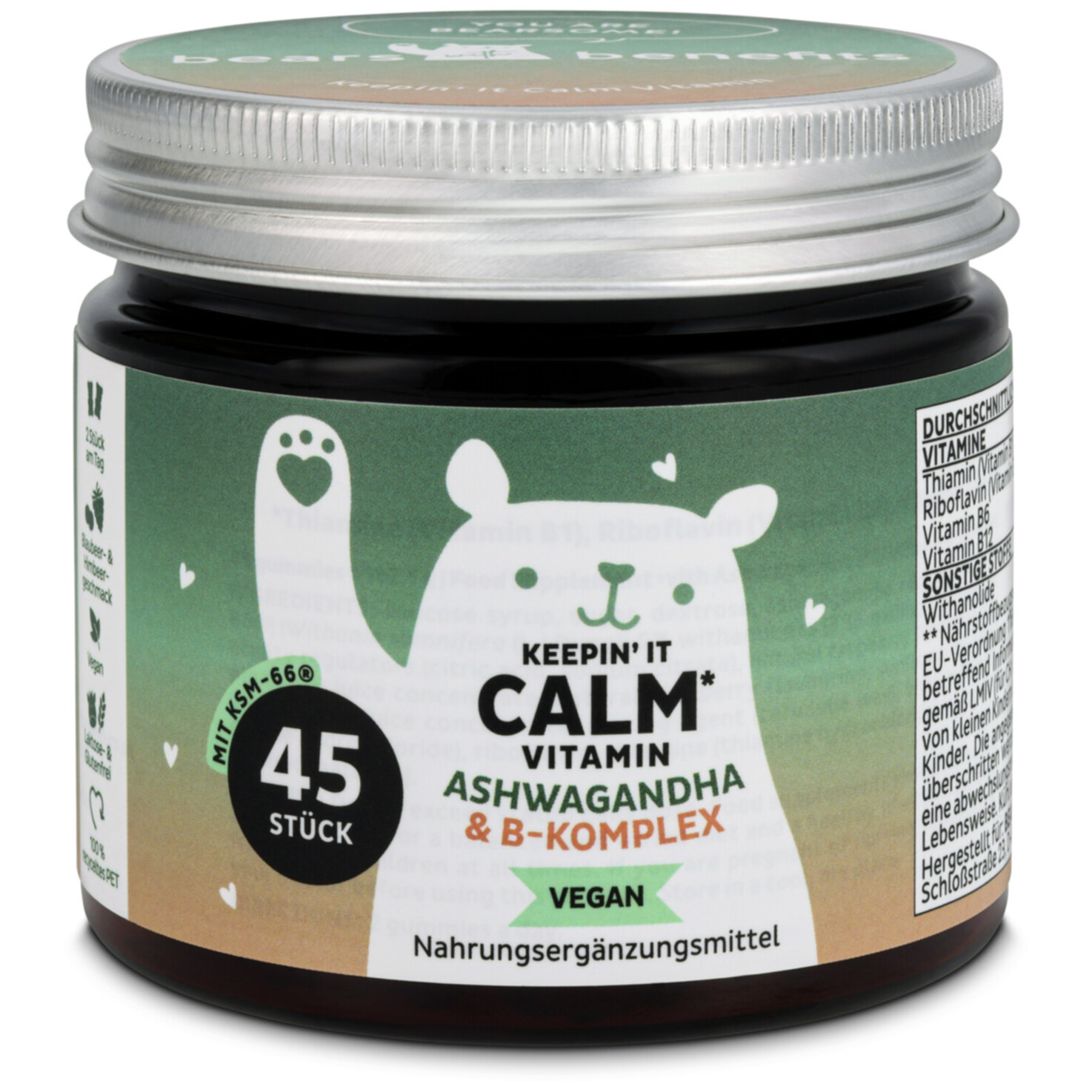 Bears with Benefits Calm Vitamin 45 Stück