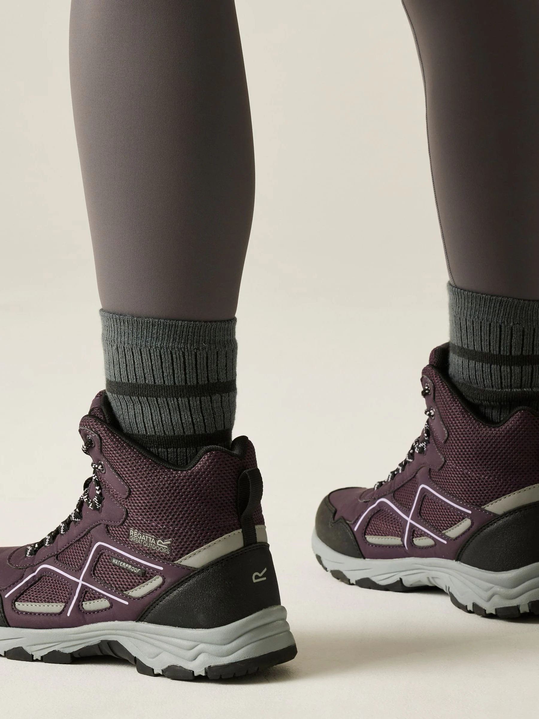 Paars - Regatta Vendeavour wandelschoenen voor dames