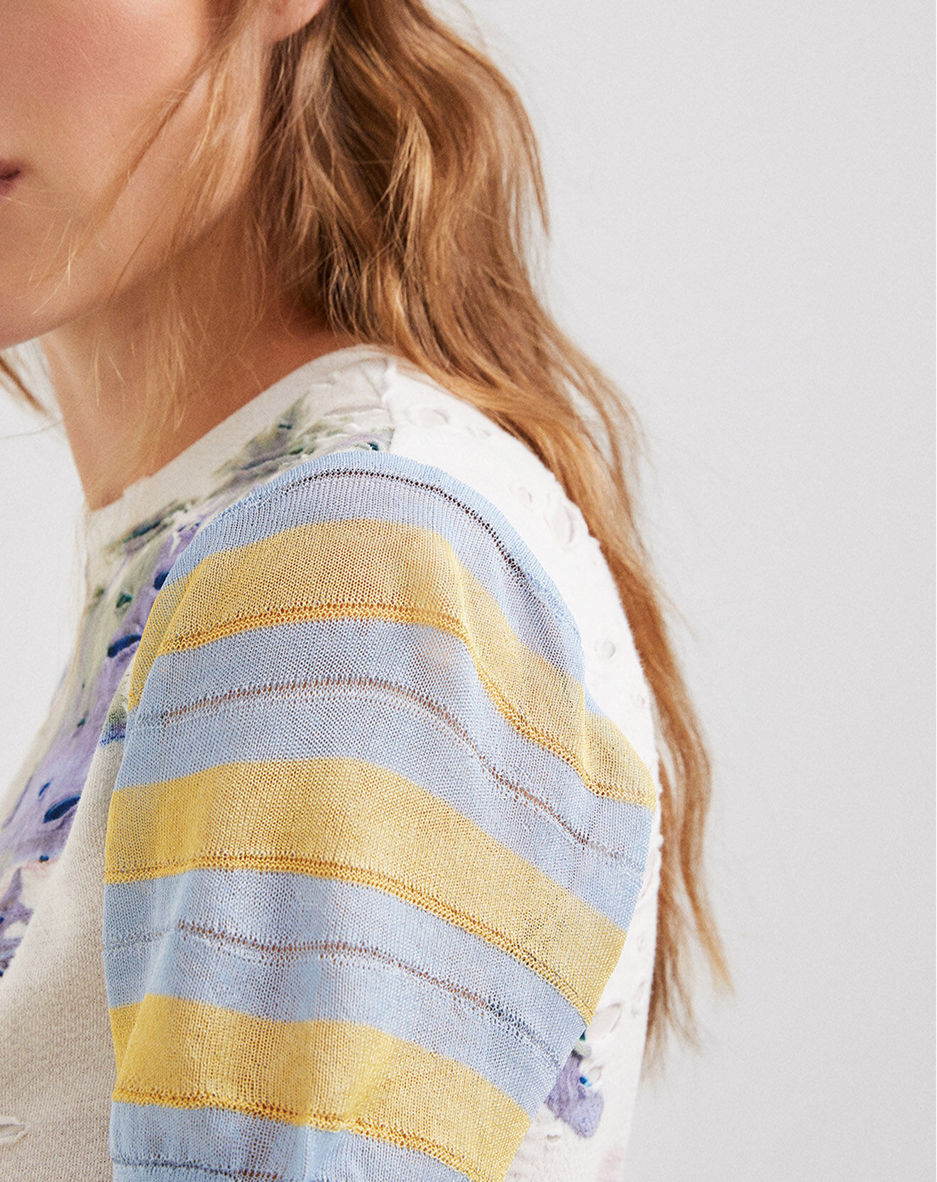 Desigual Top Nayla écru