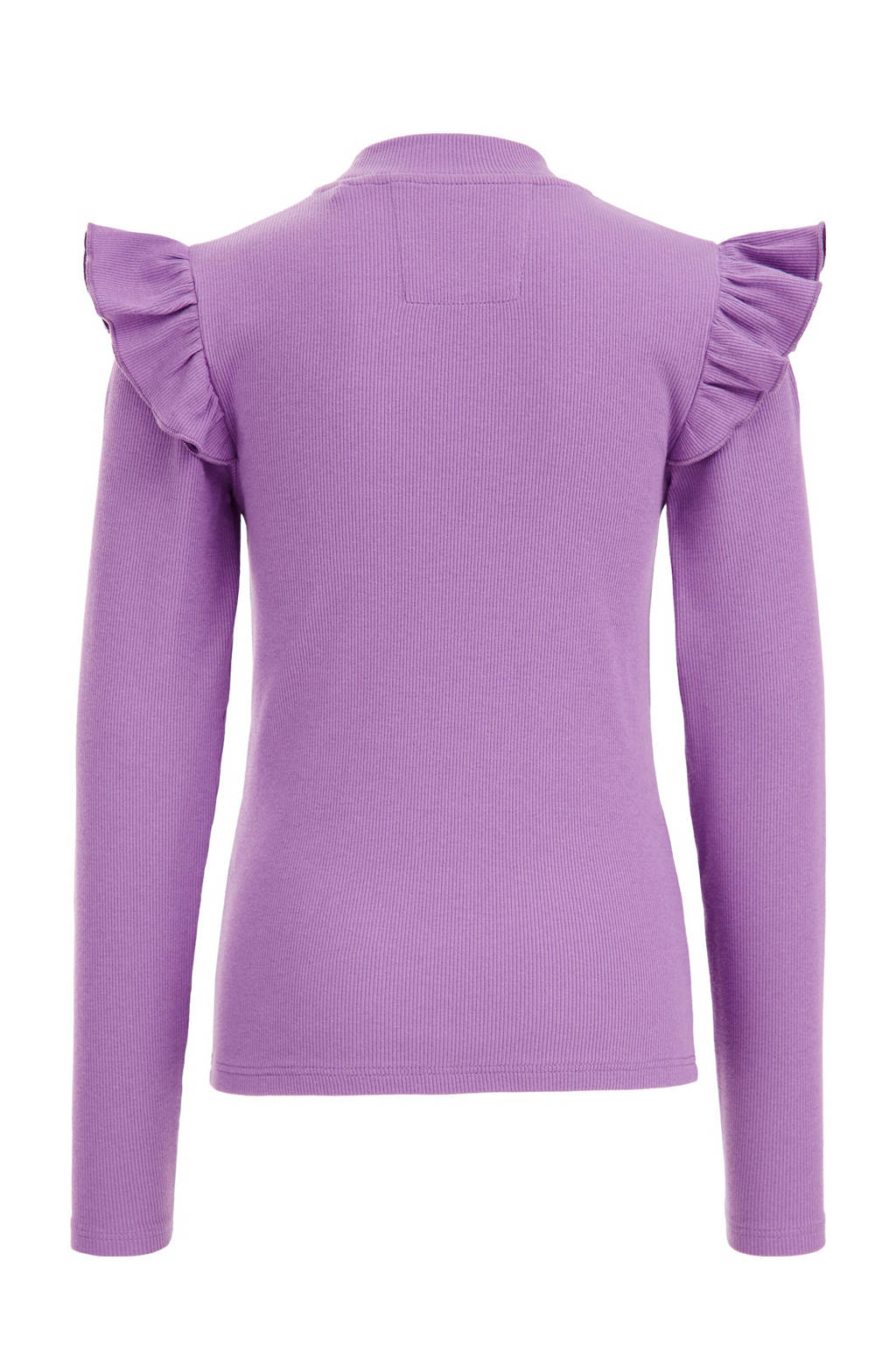 WE Fashion longsleeve purple pillow