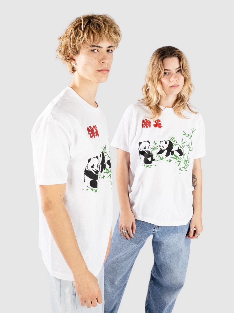 Smile And Wave Bamboo T-Shirt white