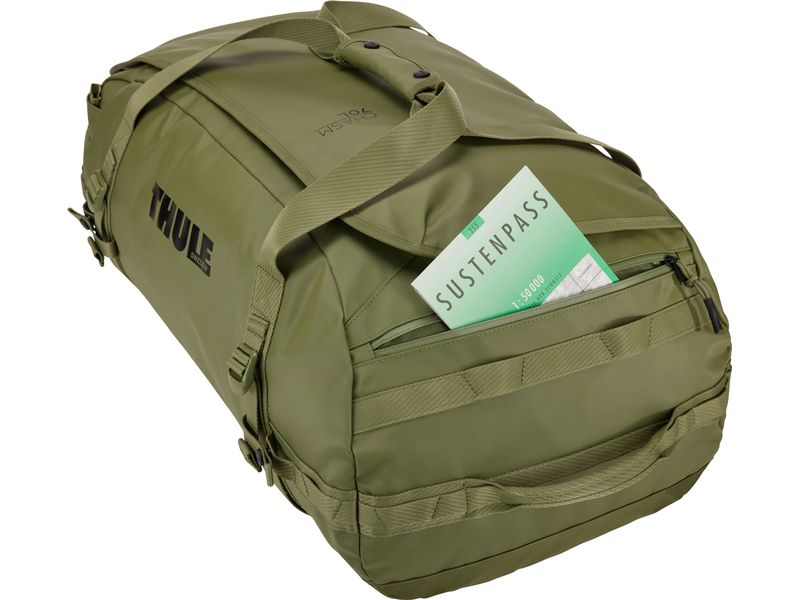 Thule Duffle Bag Chasm 70 l, Olivine Reisetasche und Rucksack in einem
