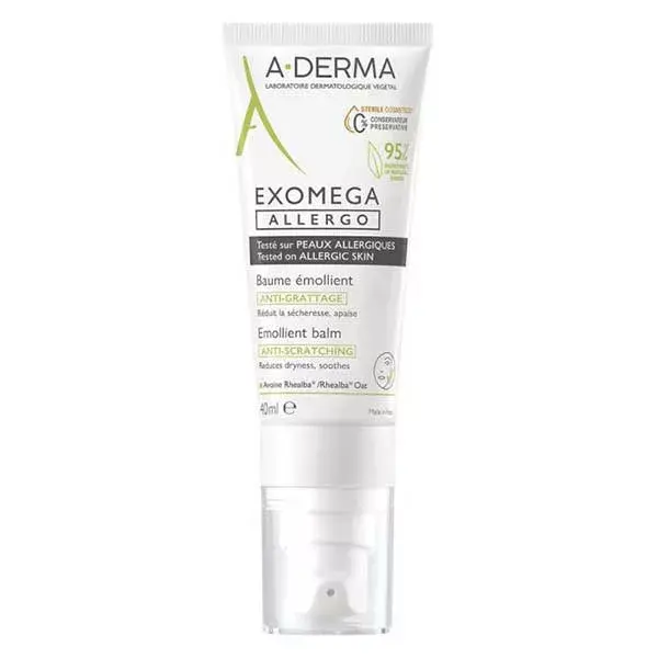 Bálsamo Emoliente Anti-Arranhão A-Derma Exomega Allergo 40ml