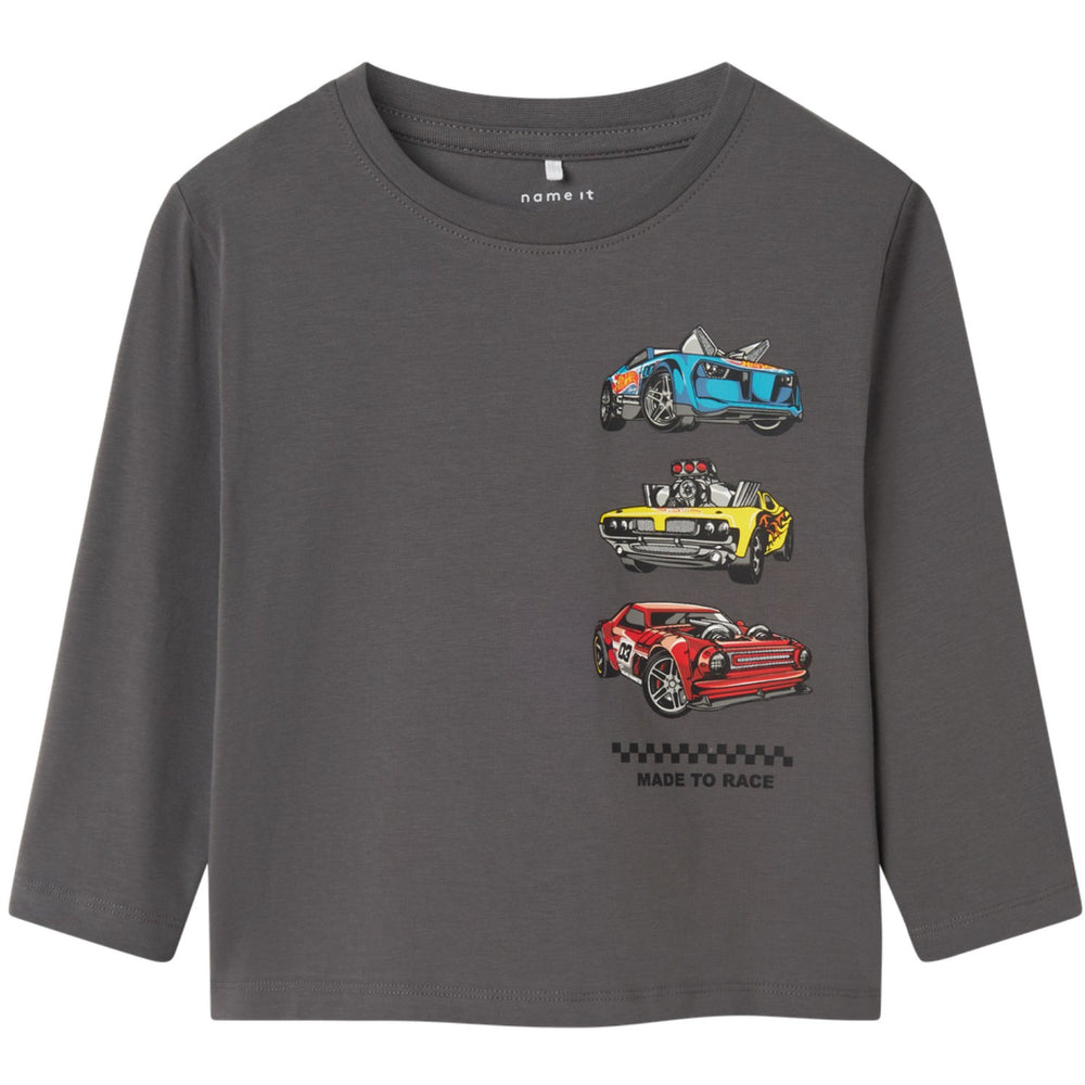 Køb Name It Lava Smoke Drum Hot Wheels Regular Blouse