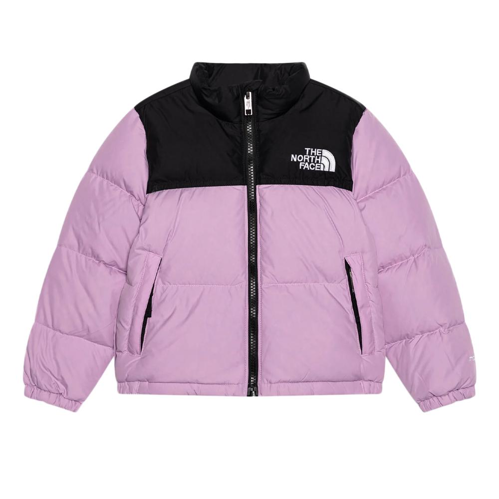 The North Face Doudoune Mauve/Noire Fille The North Face Kid 96 Nuptse