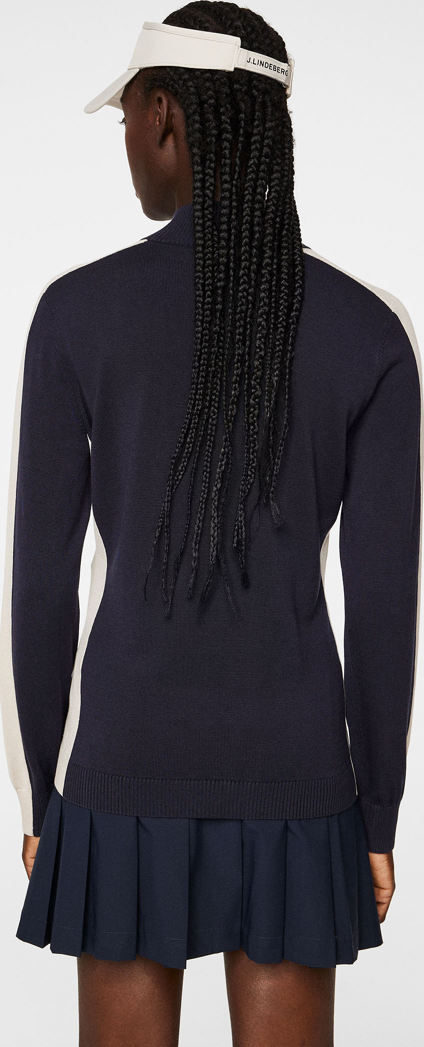 Adia Knitted Sweater Dame JL Navy