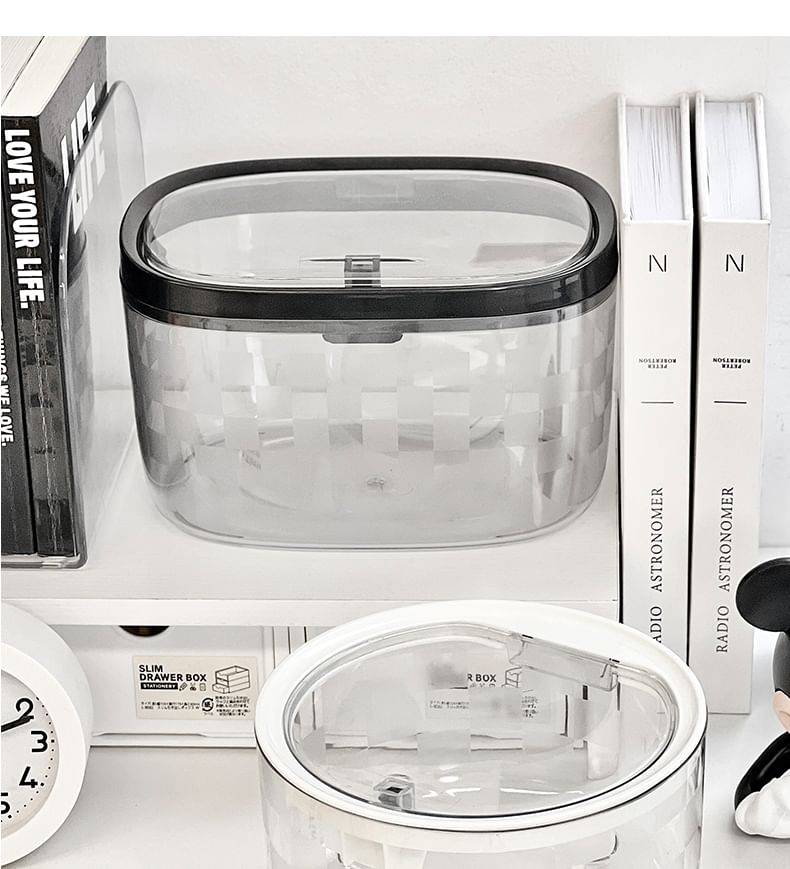 Yunikon - Checker Plastic Bureau Prullenbak (Diverse Ontwerpen)