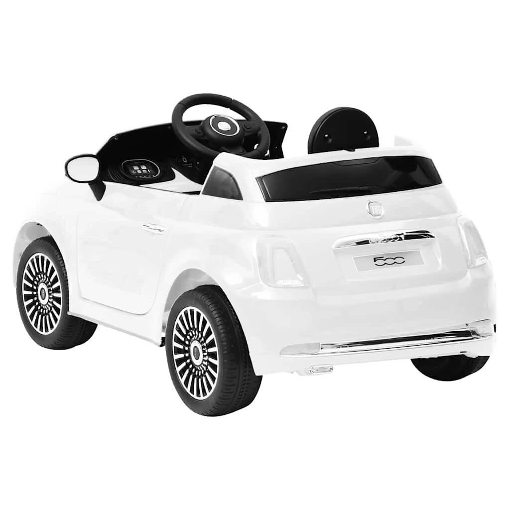 vidaXL Elektrische kinderauto Fiat 500, wit