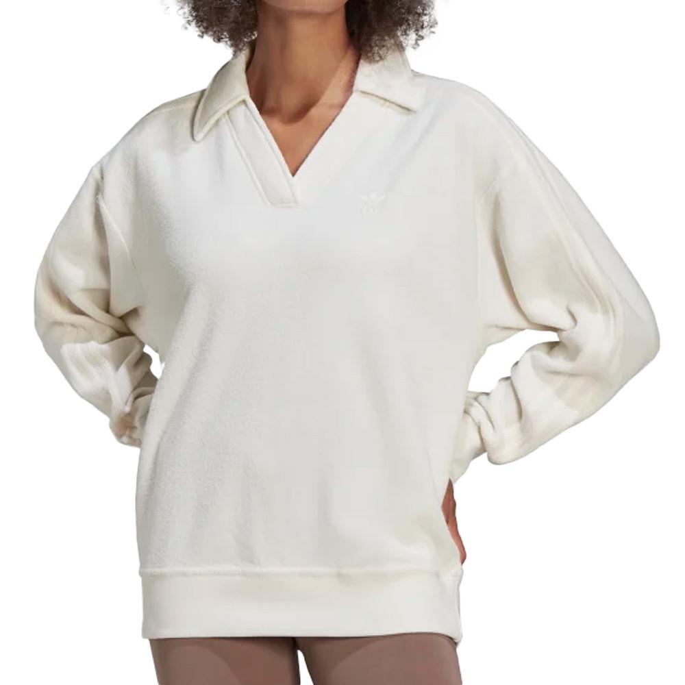 Adidas Sweats Blanc Femme Adidas Loop