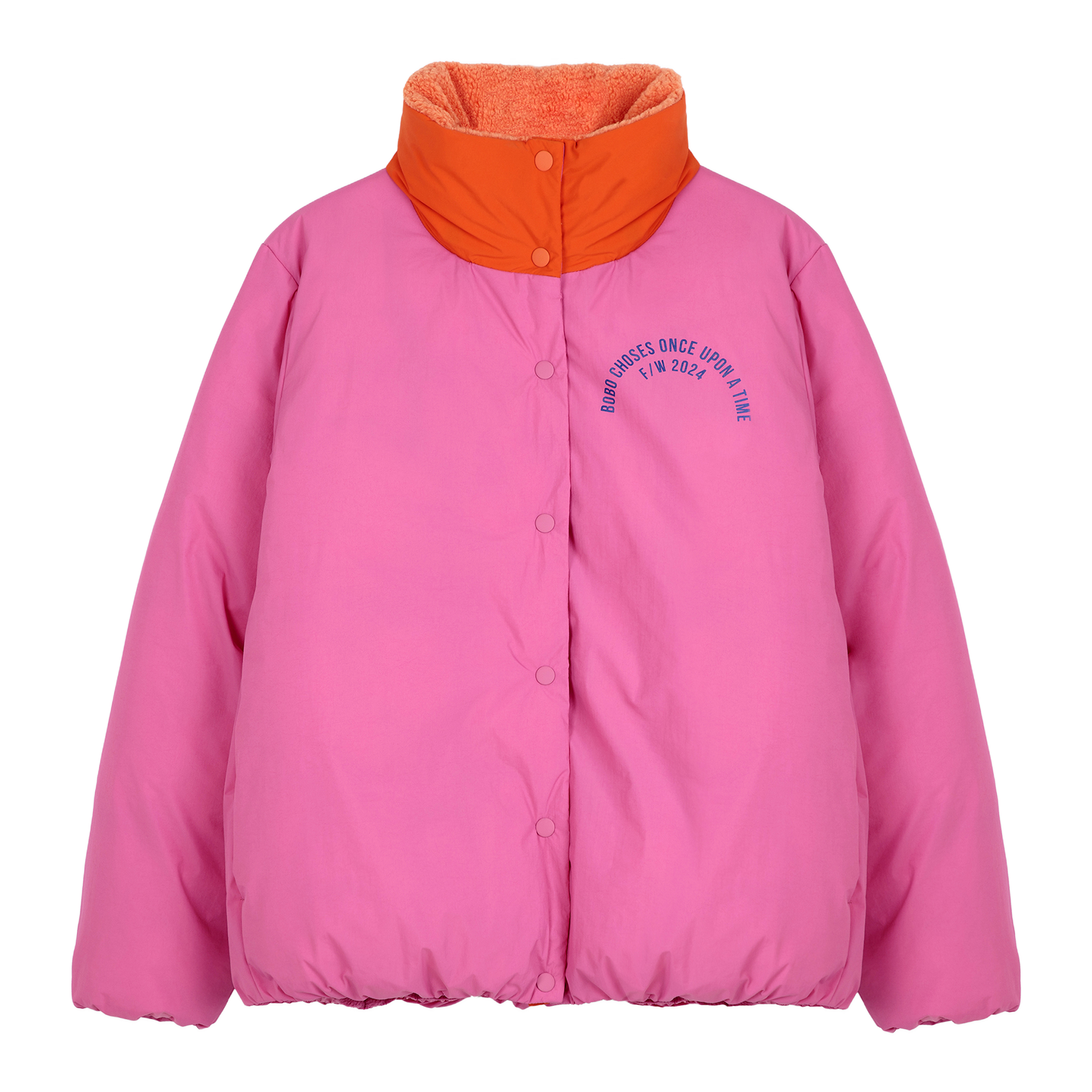 Doudoune col montant | Violet