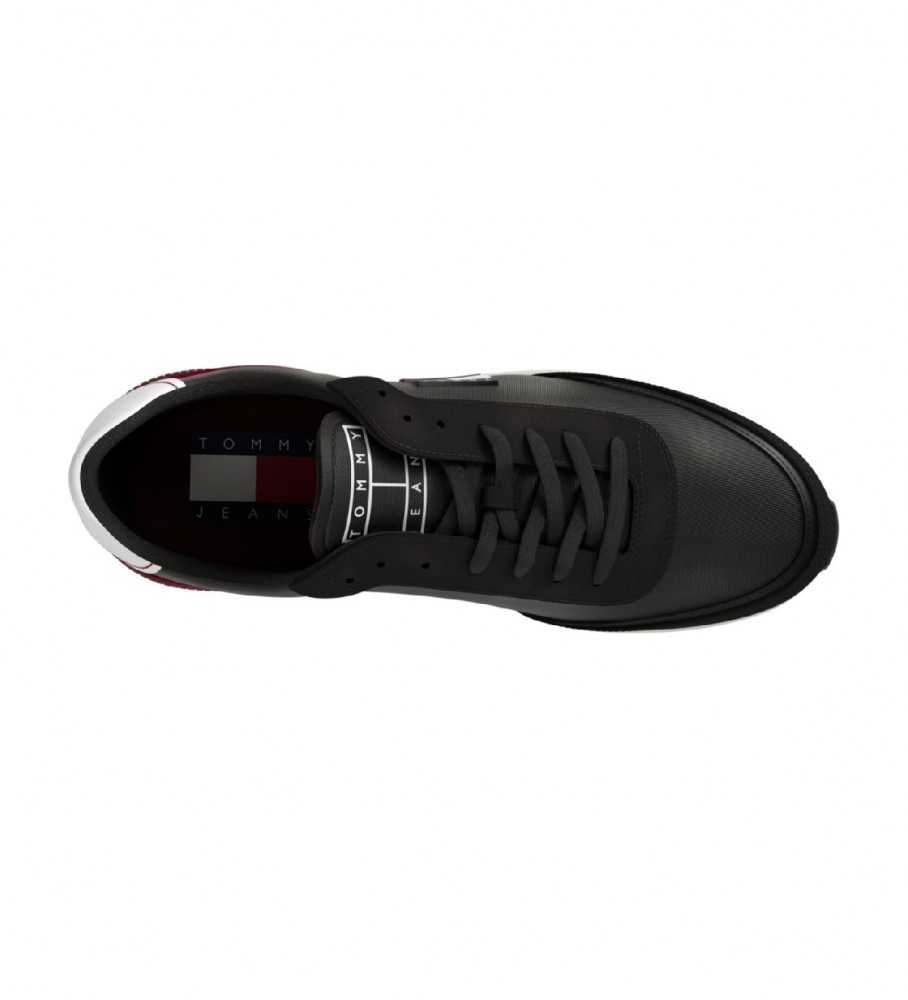 Tênis Tommy Jeans TJM Technical Runner, Preto