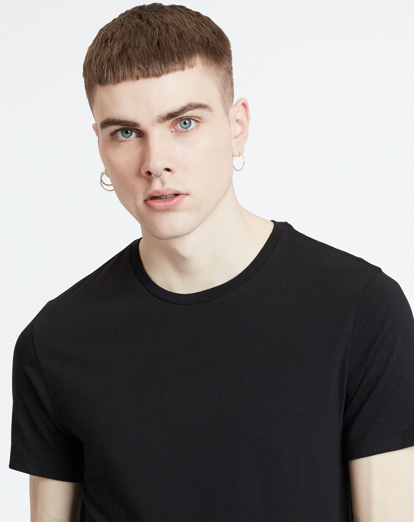 Levi's® 2 T-Shirts en Coton Slim Crew noirs