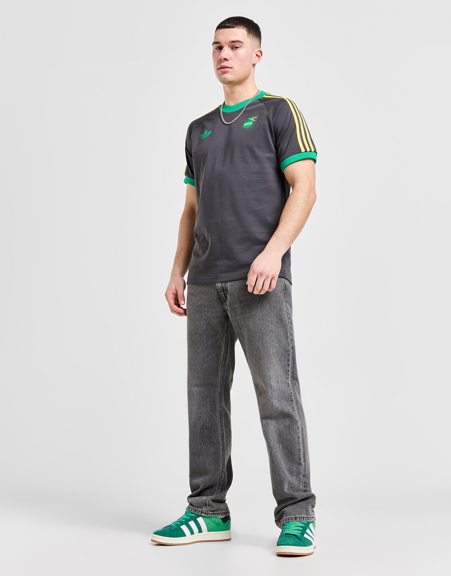 adidas Originals T-shirt Jamaïque 3-Stripes Homme