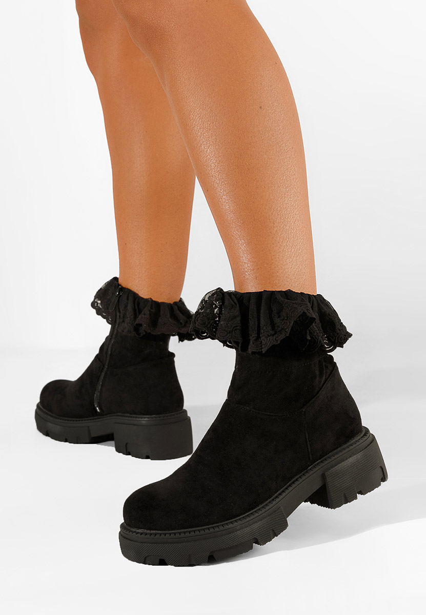 Bottines femme noires Menaira