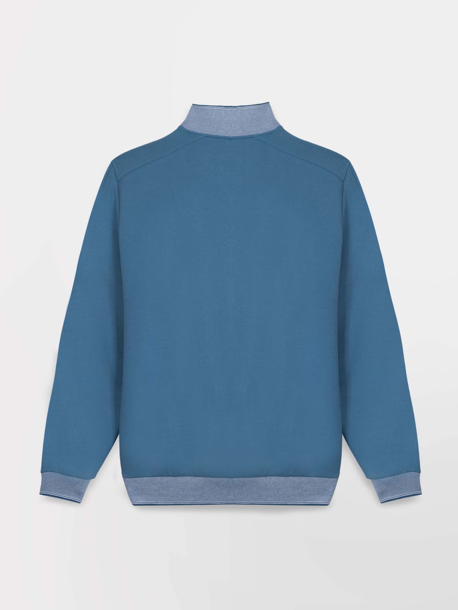 Gilet Zippé Homme Confort Bleu Clair