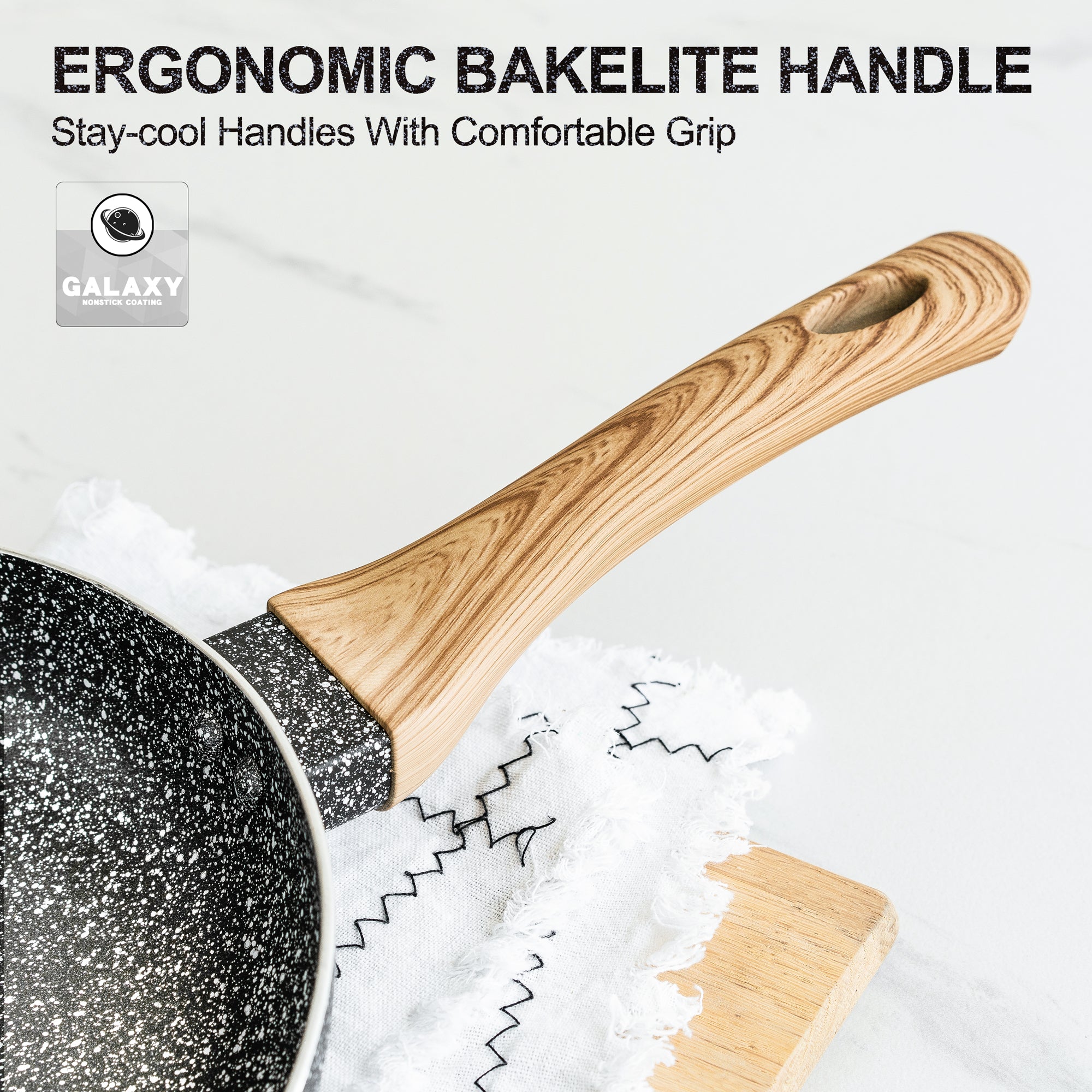 MICHELANGELO Frying Pan Set, 8