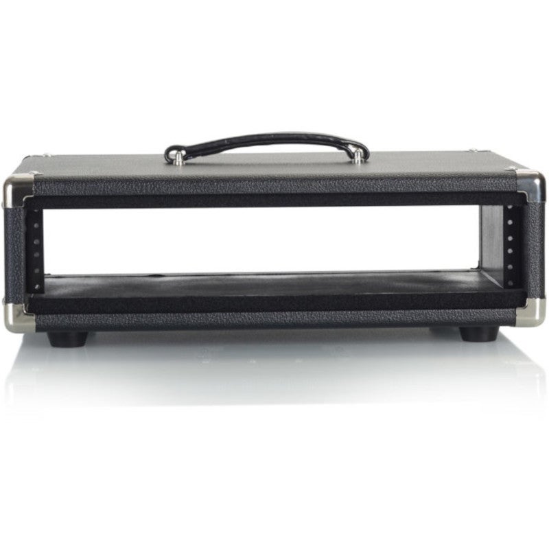 Gator Cases GR-RETRORACK-2BK Retro Rack Vintage Amp Vibe Rack Case 2U Black