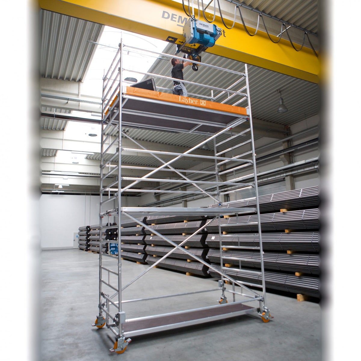Layher rolsteiger Uni breed 5,50m AH
