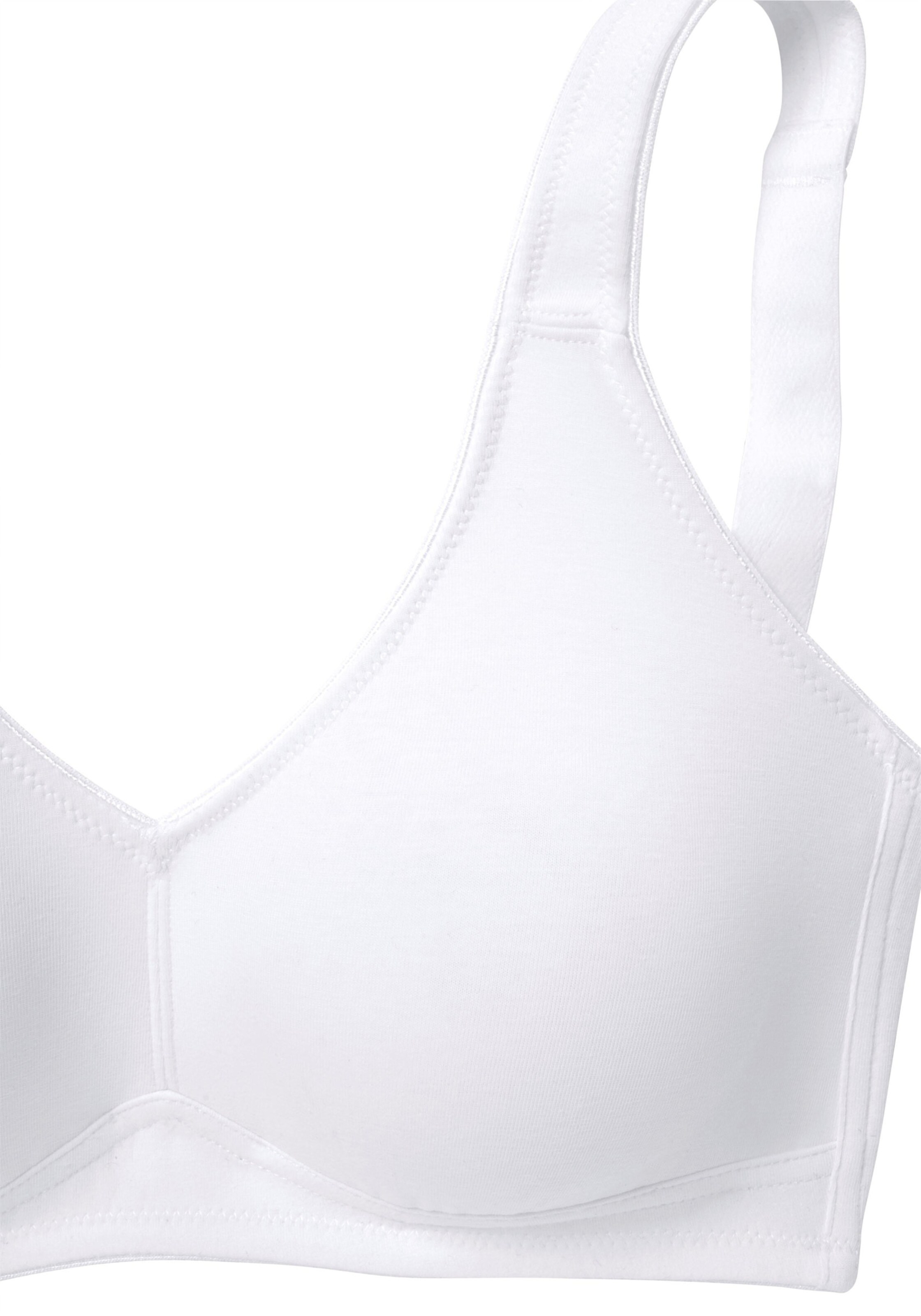 petite fleur Soft-BH in taupe+weiß