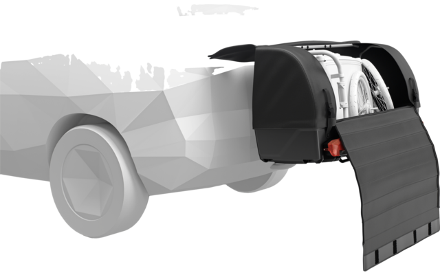 Thule Onto 2 Heckbox / Ladungsträger für Anhängerkupplung 300 Liter schwarz