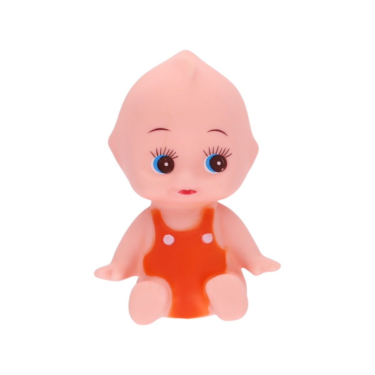 Mini poupée bébé vintage en combinaison rouge Mercredi et Patati