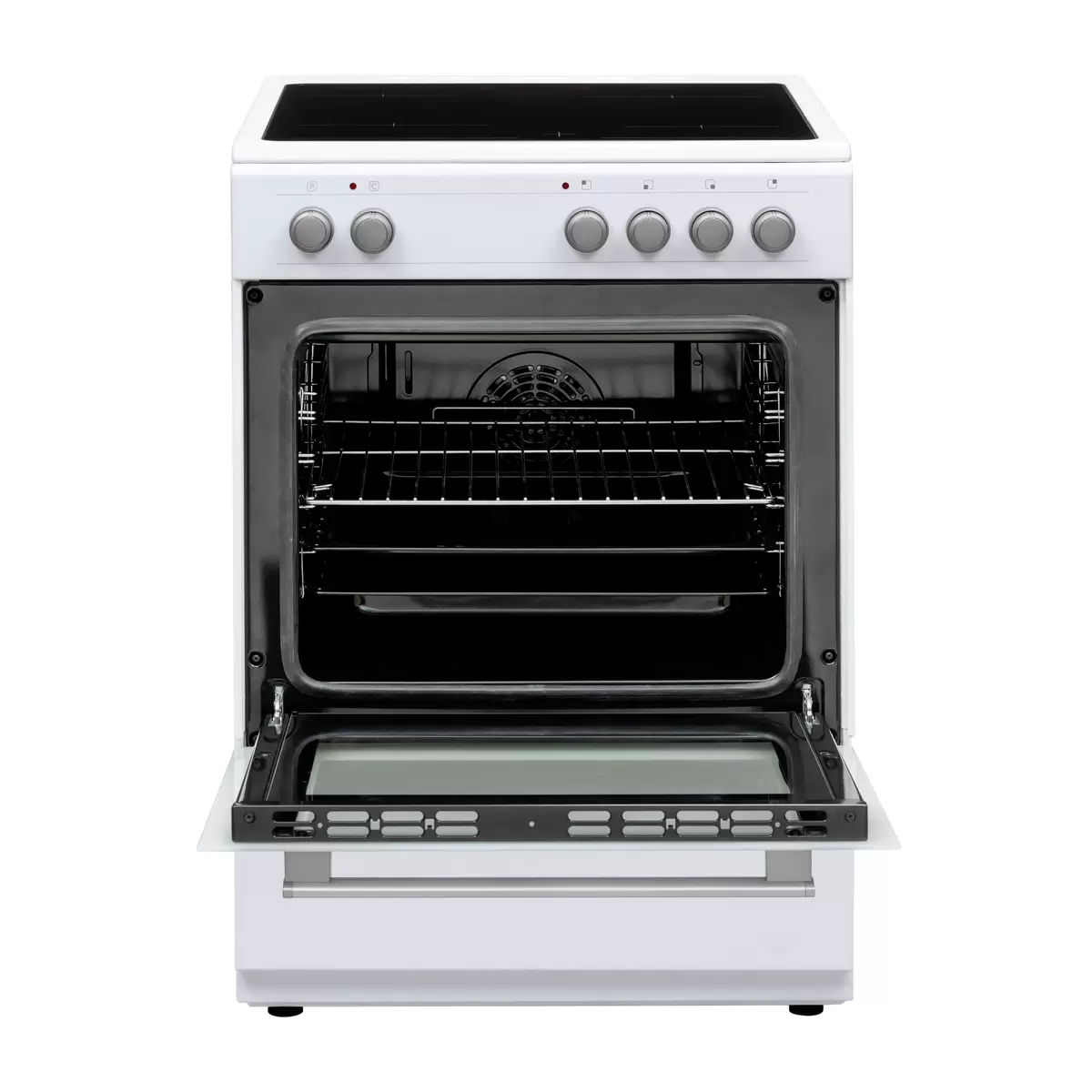 Kochherd freistehend 60cm Sharp KF-76VNO22W-DE weiss