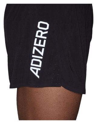 Short Splité adidas Performance adizero Noir