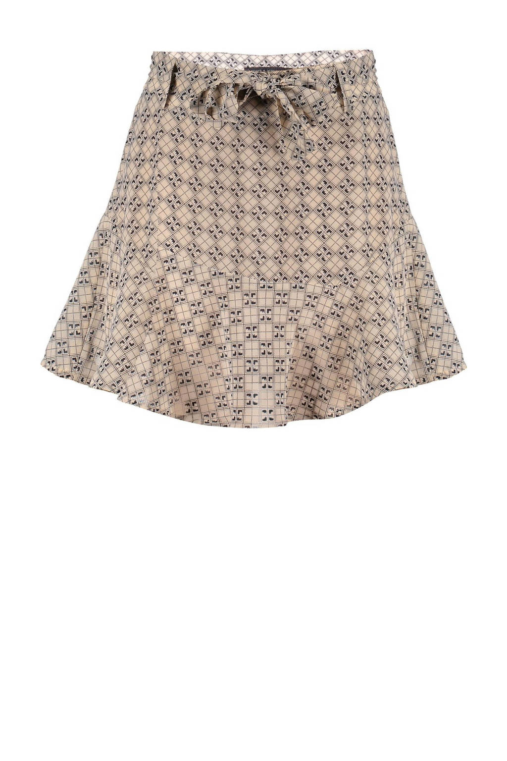 Frankie&Liberty rok met all over print beige/zwart