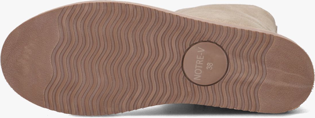 NOTRE-V beige notre-v vachtlaarzen 2204-01