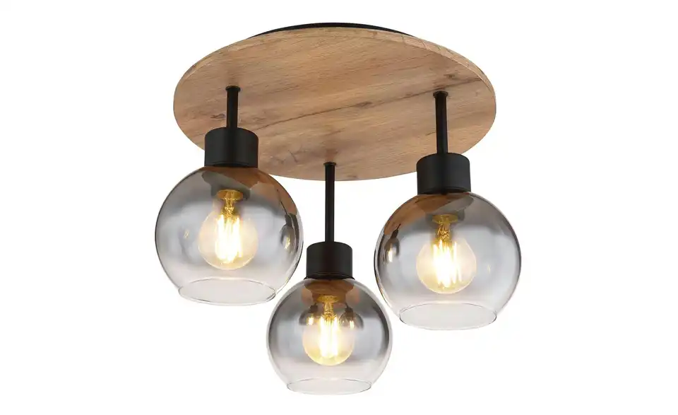 Deckenleuchte 30 cm 3-flammig rund 38 cm 38 cm