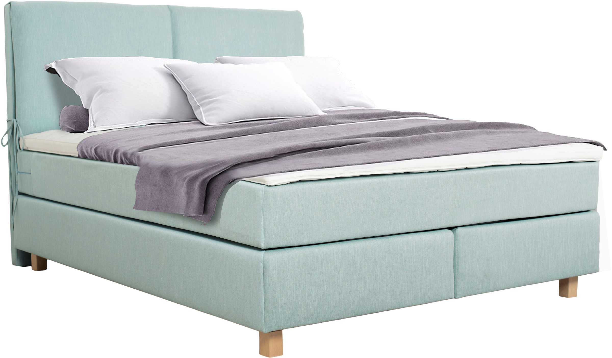 Home affaire Boxspringbett »Nele« inkl. Topper im schlichtem Design