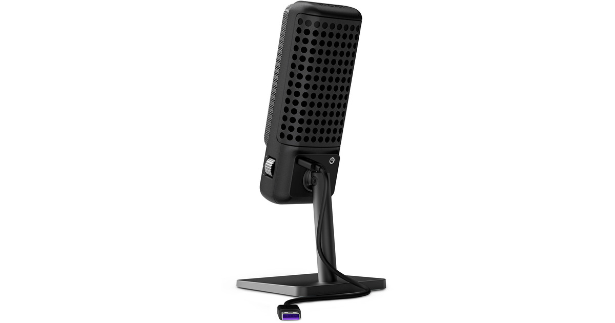 NZXTCapsule Elite microfoon  (Zwart, RGB, USB-C)