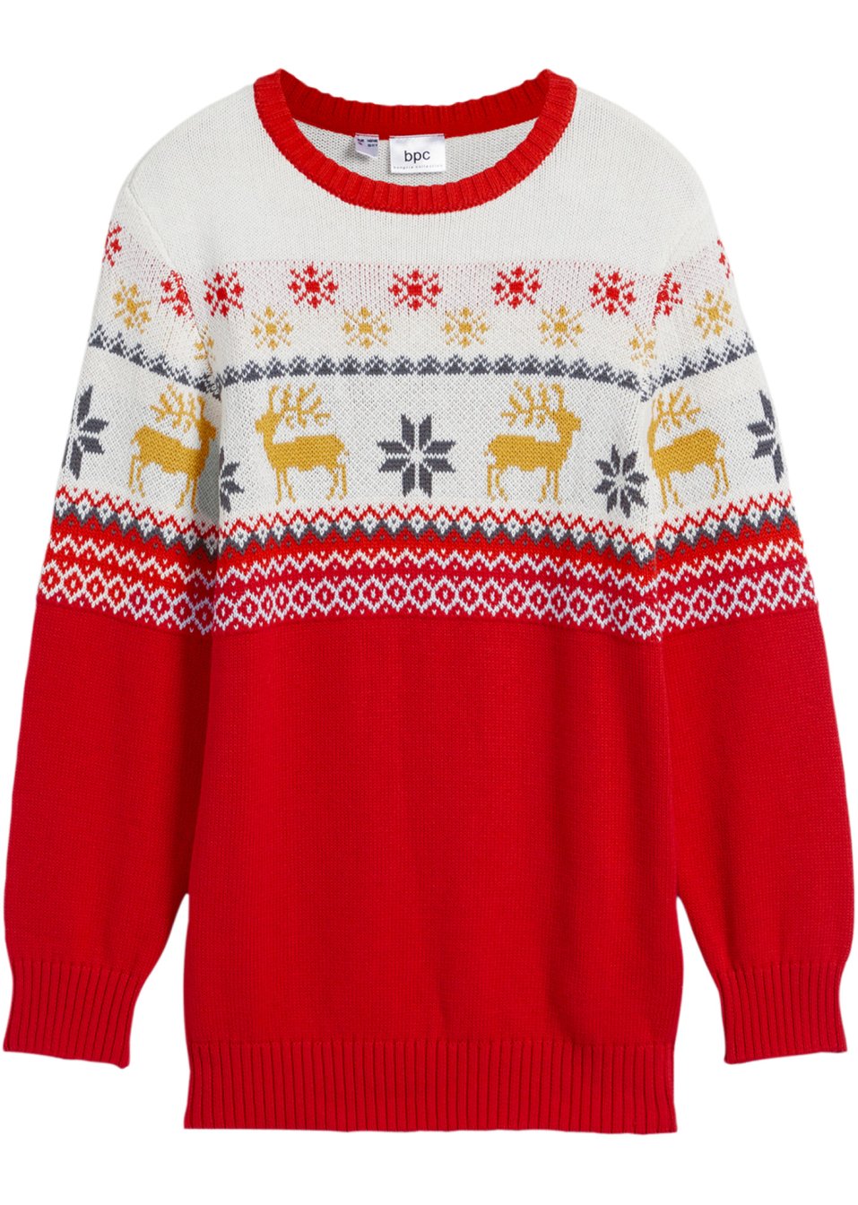 Pull en maille enfant avec motif de Noël