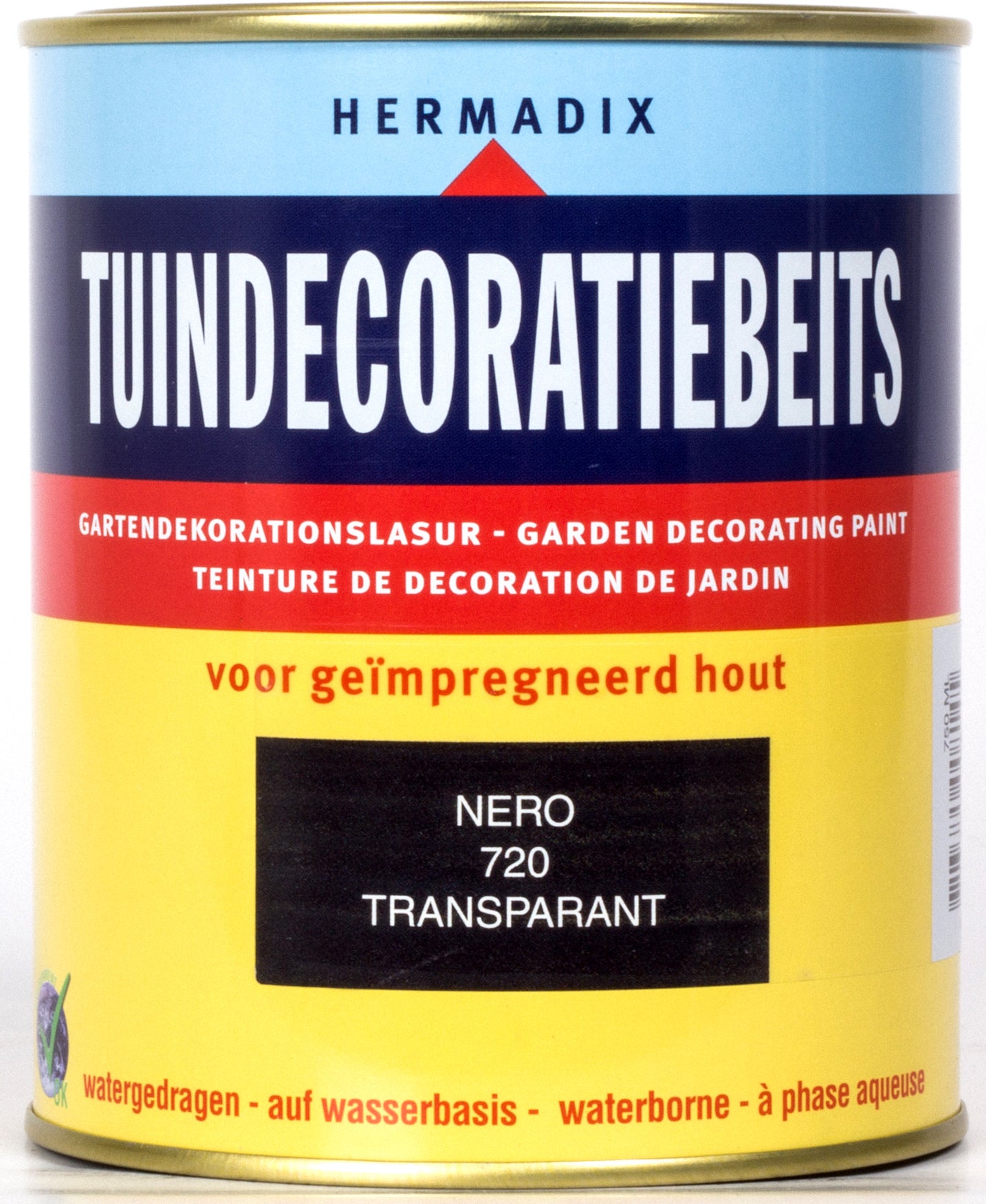 Hermadix Tuindecoratiebeits zwart 750 ml