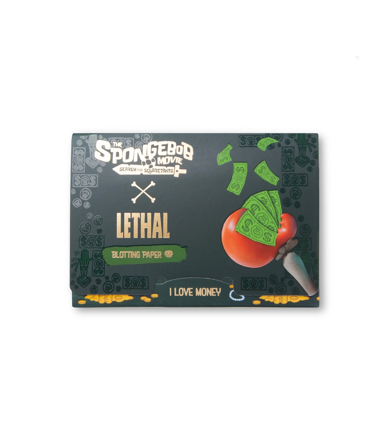 Lethal Cosmetics - *The SpongeBob* - Papel matificante antibrilho Mr. Krabs’ Wallet