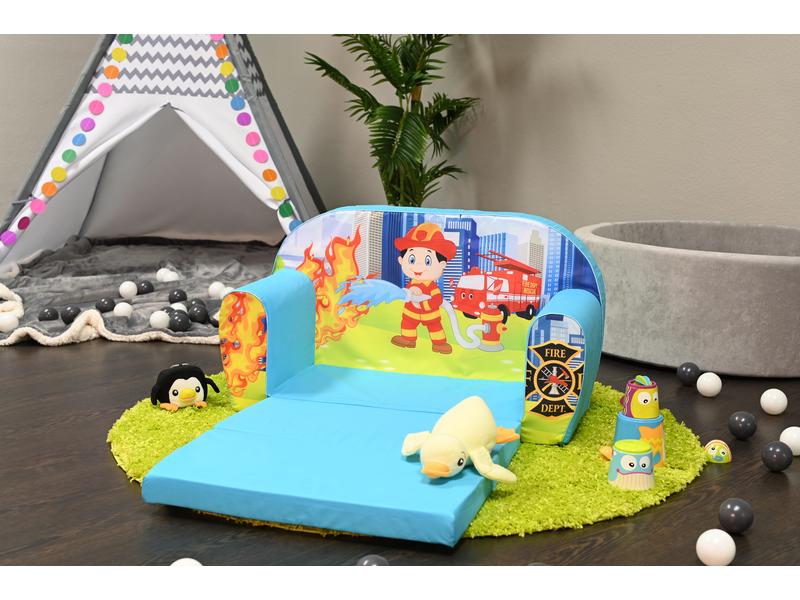 Knorrtoys Kindersofa Feuerwehr Klappsofa