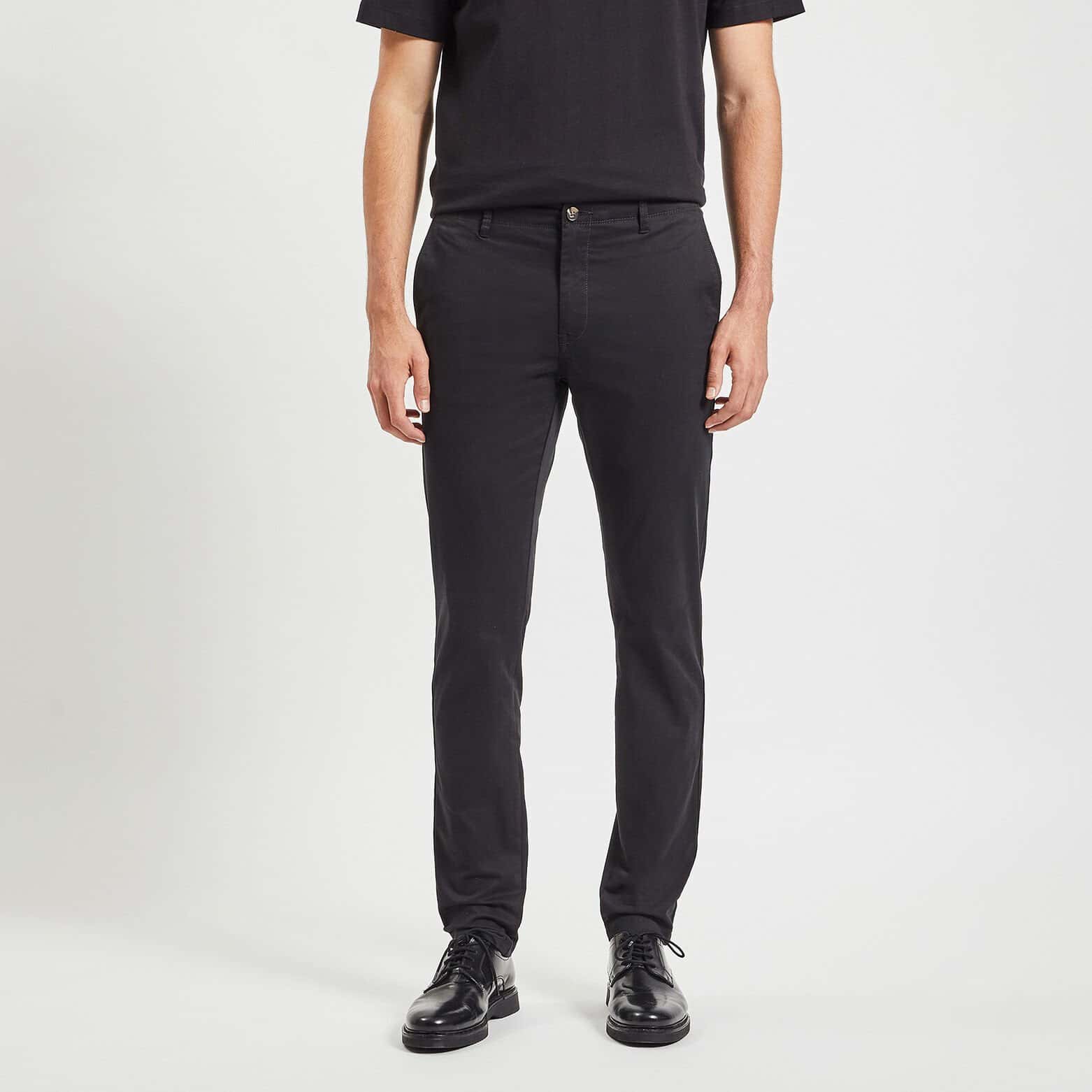 Pantalon chino slim 'le parfait by JULES' Noir