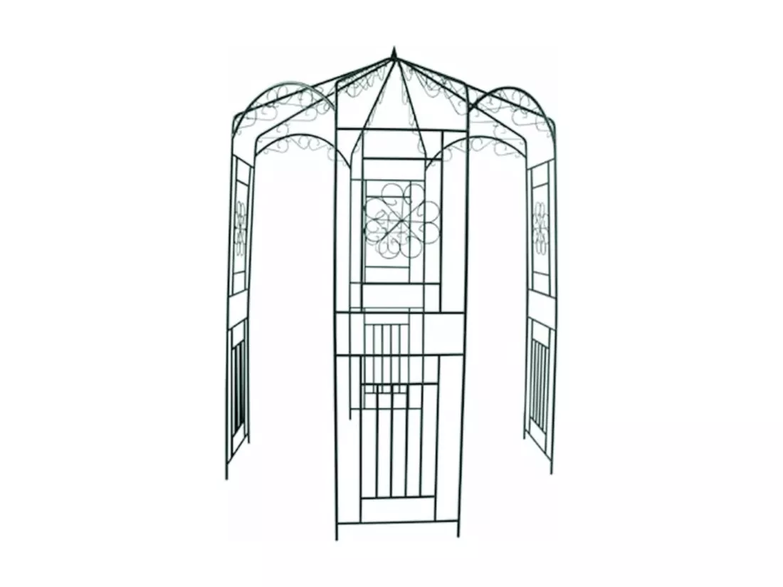 Voûte de jardin 250 cm Vert foncé